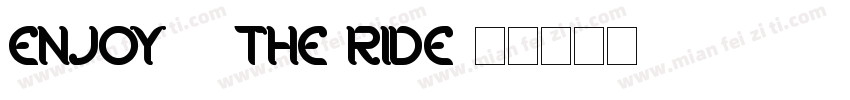 enjoy20the ride字体转换